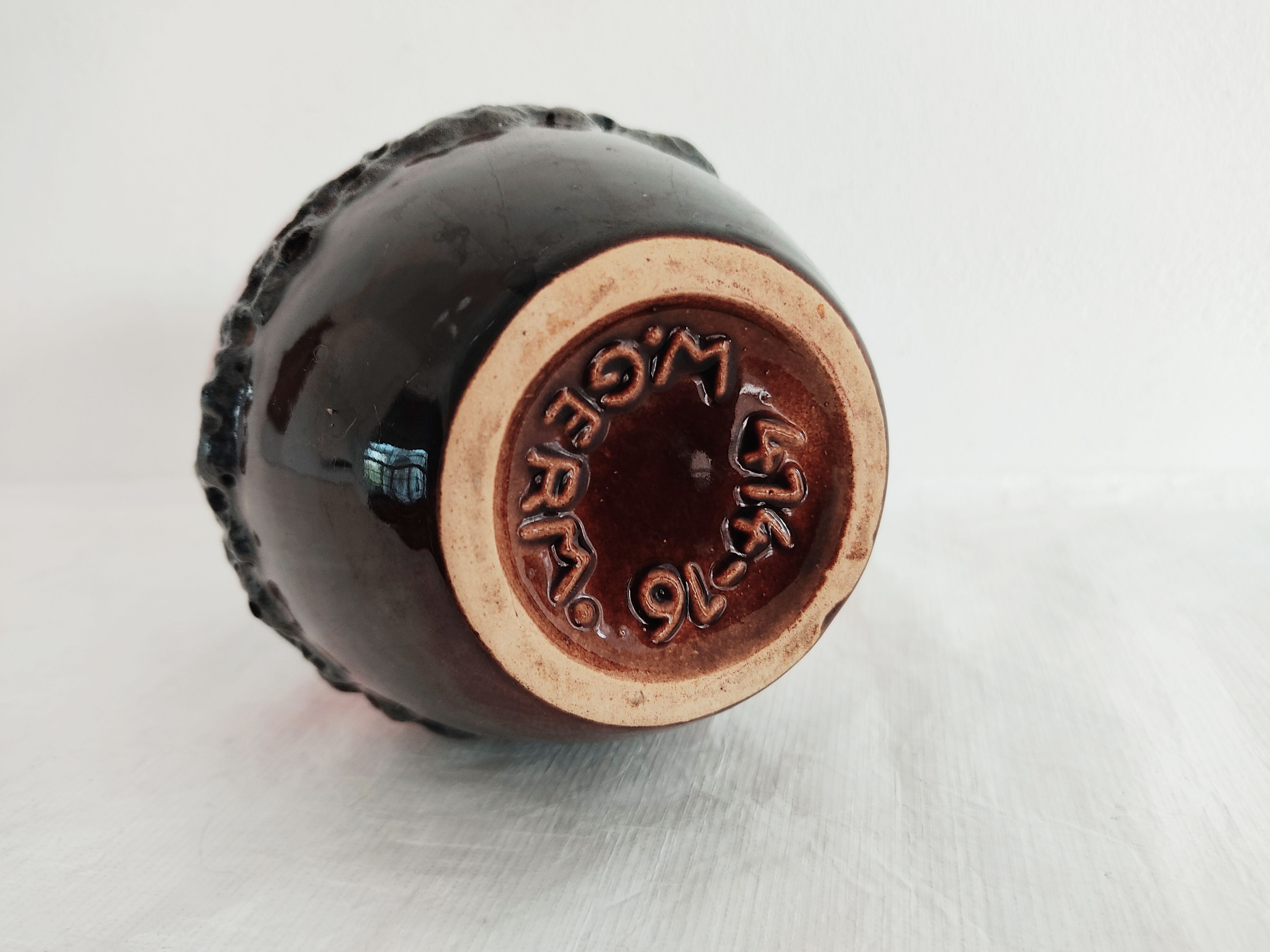 Vase West Germany Scheurich Fat Lava