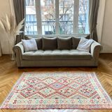 Multicolored kilim carpet