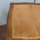 Louis XV style ceremonial desk, 19th century fawn leather top