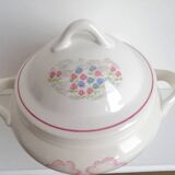 Large porcelain soup tureen Orchies Moulin des Loups Saint-Amand - 2.5 liter vegetable dish