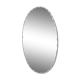 Oval mirror to lay beveled border vintage