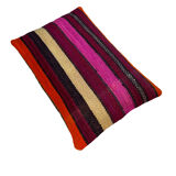 Vintage turkish kilim cushion cover, 30 x 50 cm