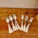 Set of 11 Art Deco silver-plated forks and spoons