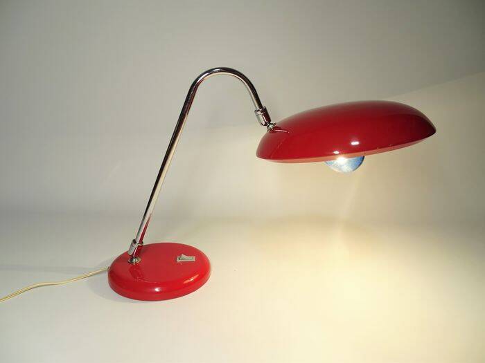 Lampe de Bureau Vintage • Cisne • Luis Pérez de la Oliva • Lupela • 1970