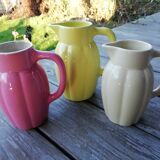 Lot of teapot sarreguemines