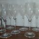 8 Baccarat water glasses signed Saint Remy model
