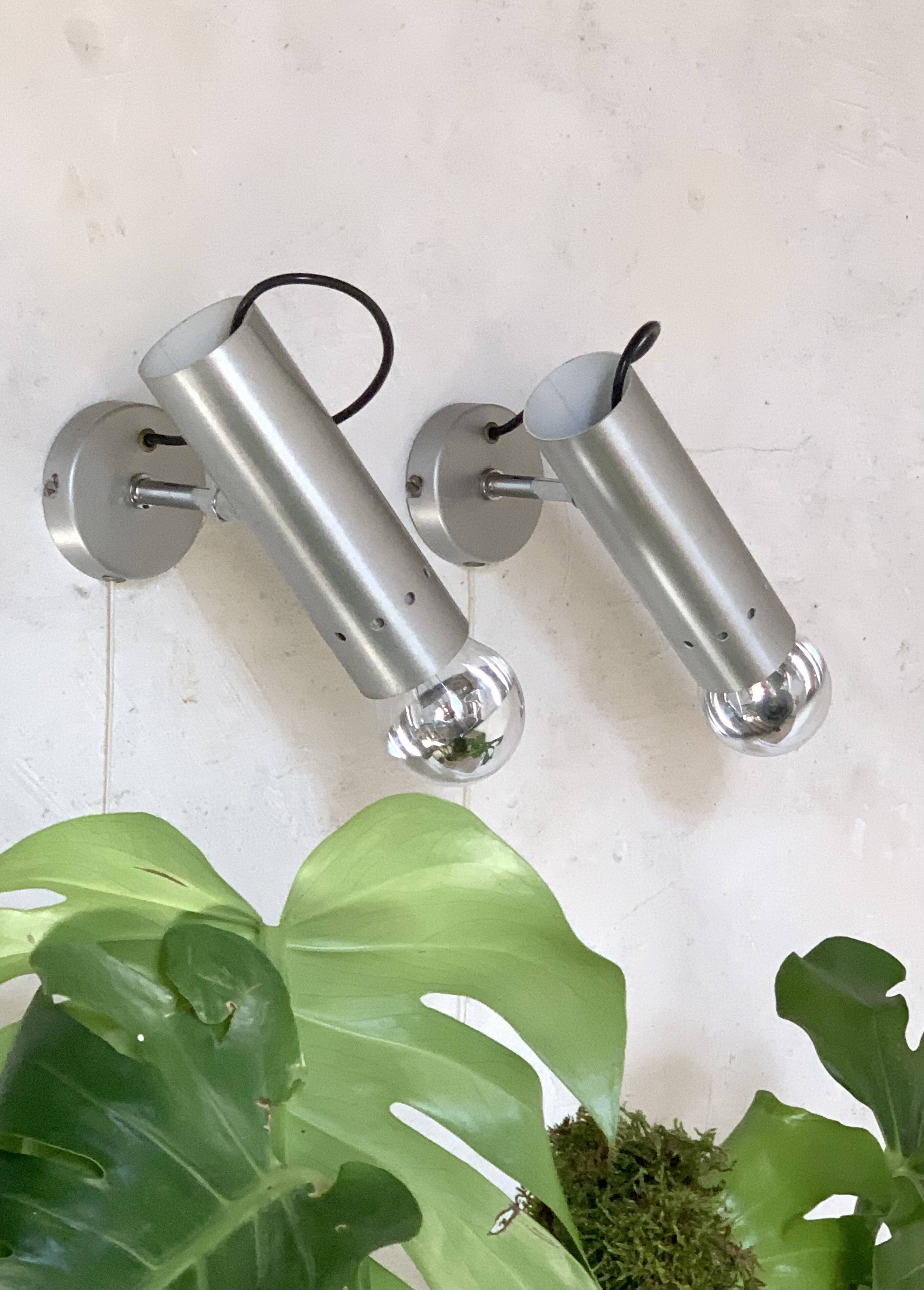 Vintage wall spotlights