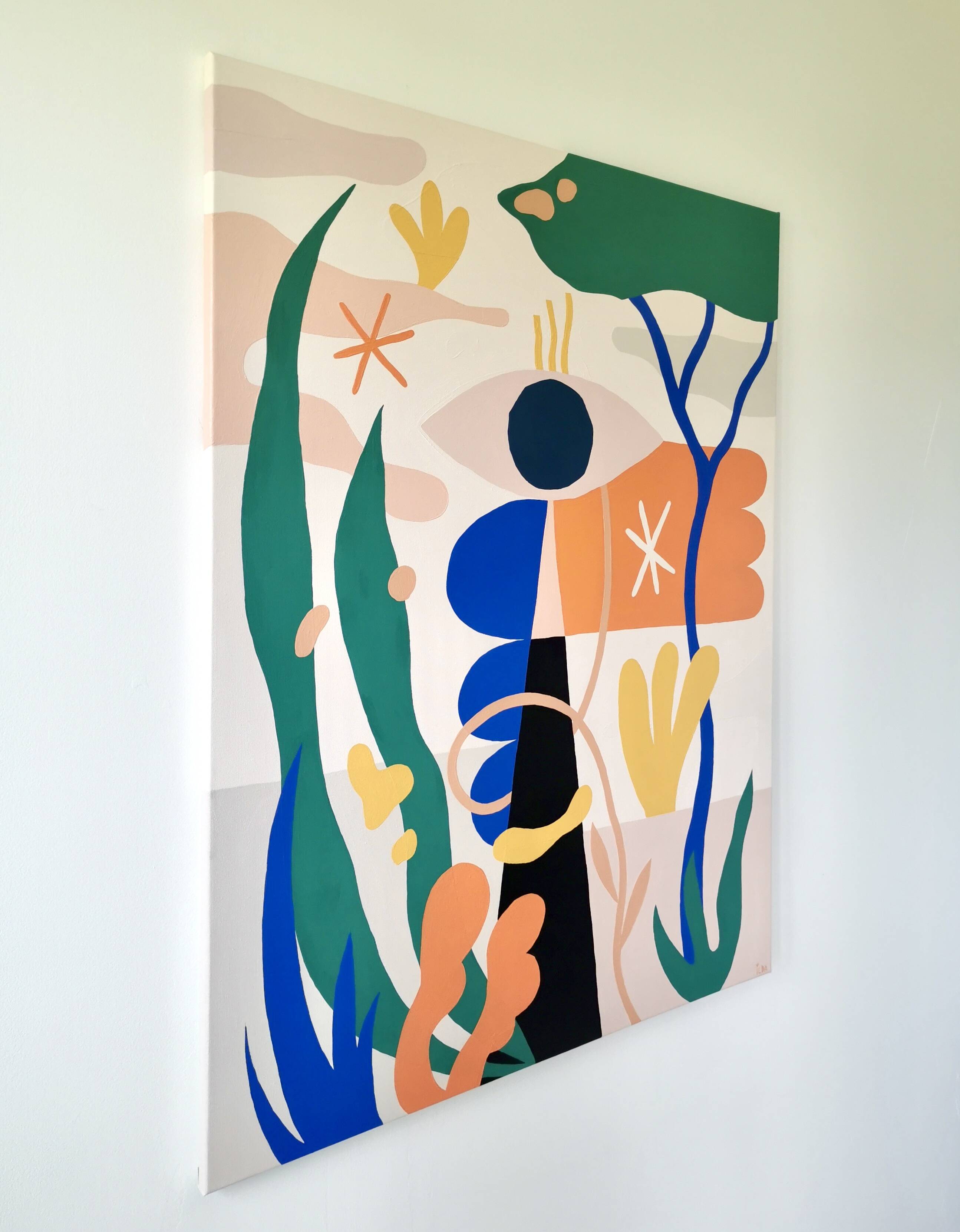 Acrylic painting - Joyful Nature