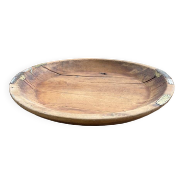 Plat touareg en bois rond XL