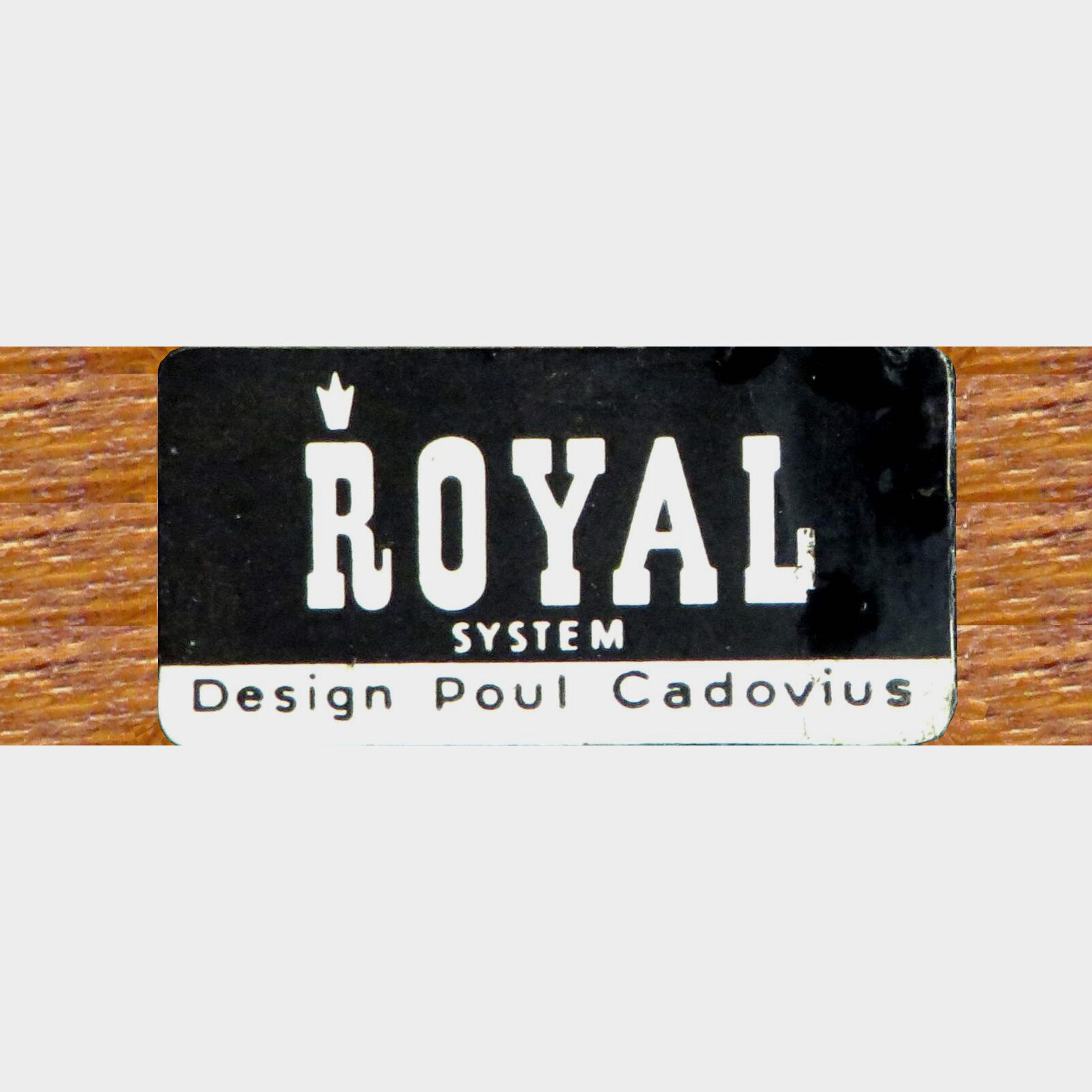 Vintage mid century royal system wall unit in teak by poul cadovius, danish design - denmark 1960s