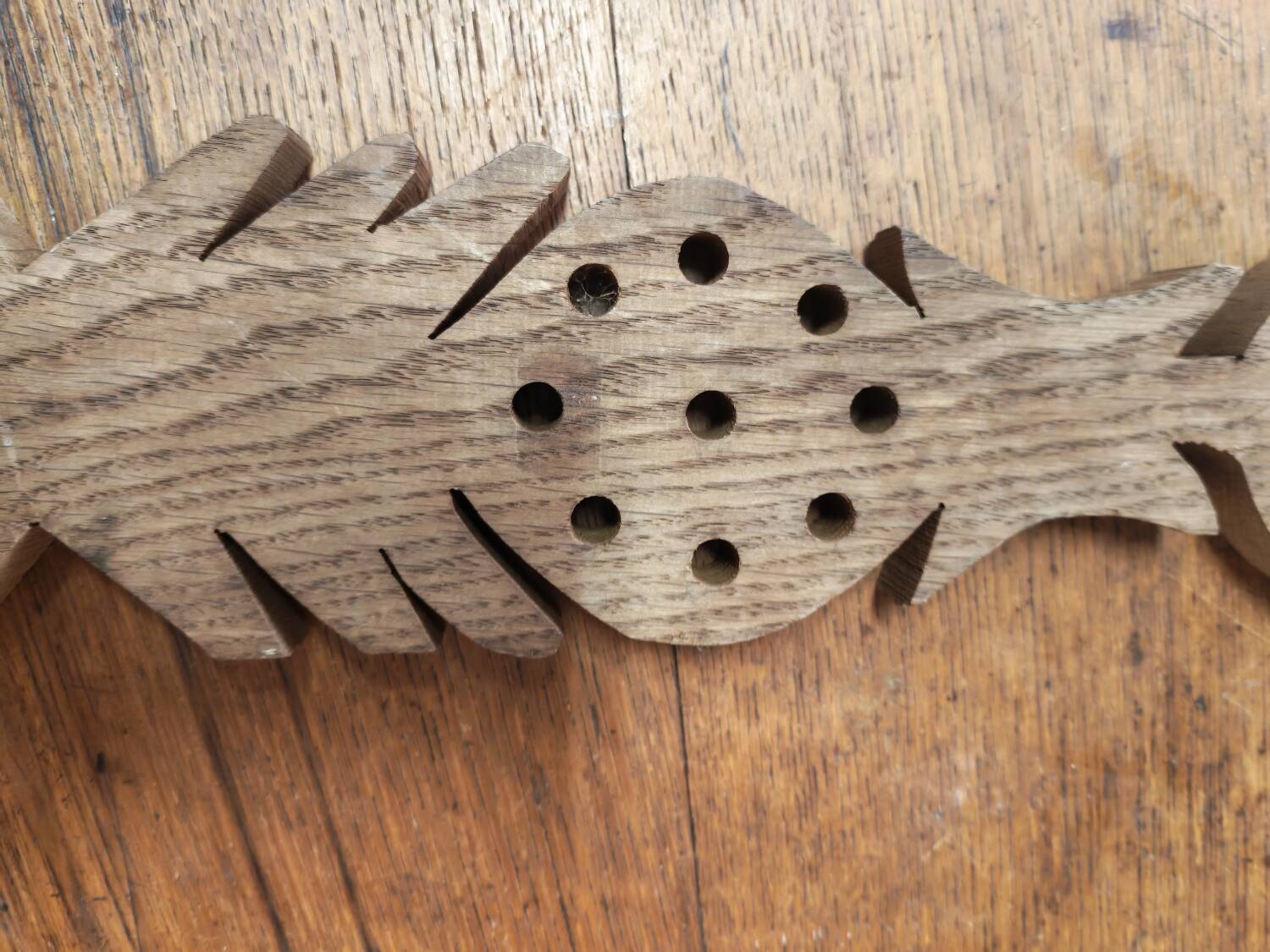 Decorative wooden relief