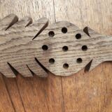 Decorative wooden relief