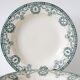 Set of 6 deep plates in Terre de Fer, Salins model "Cambacéres" 19th century