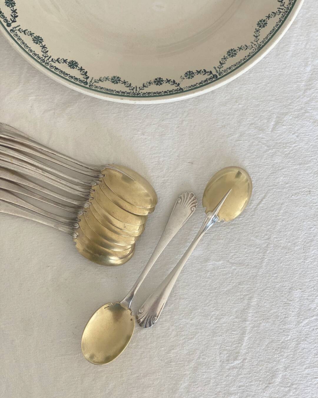 Christofle sorbet spoons (x11)