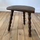 Tripod stool of cowherd in pearl wood 30s