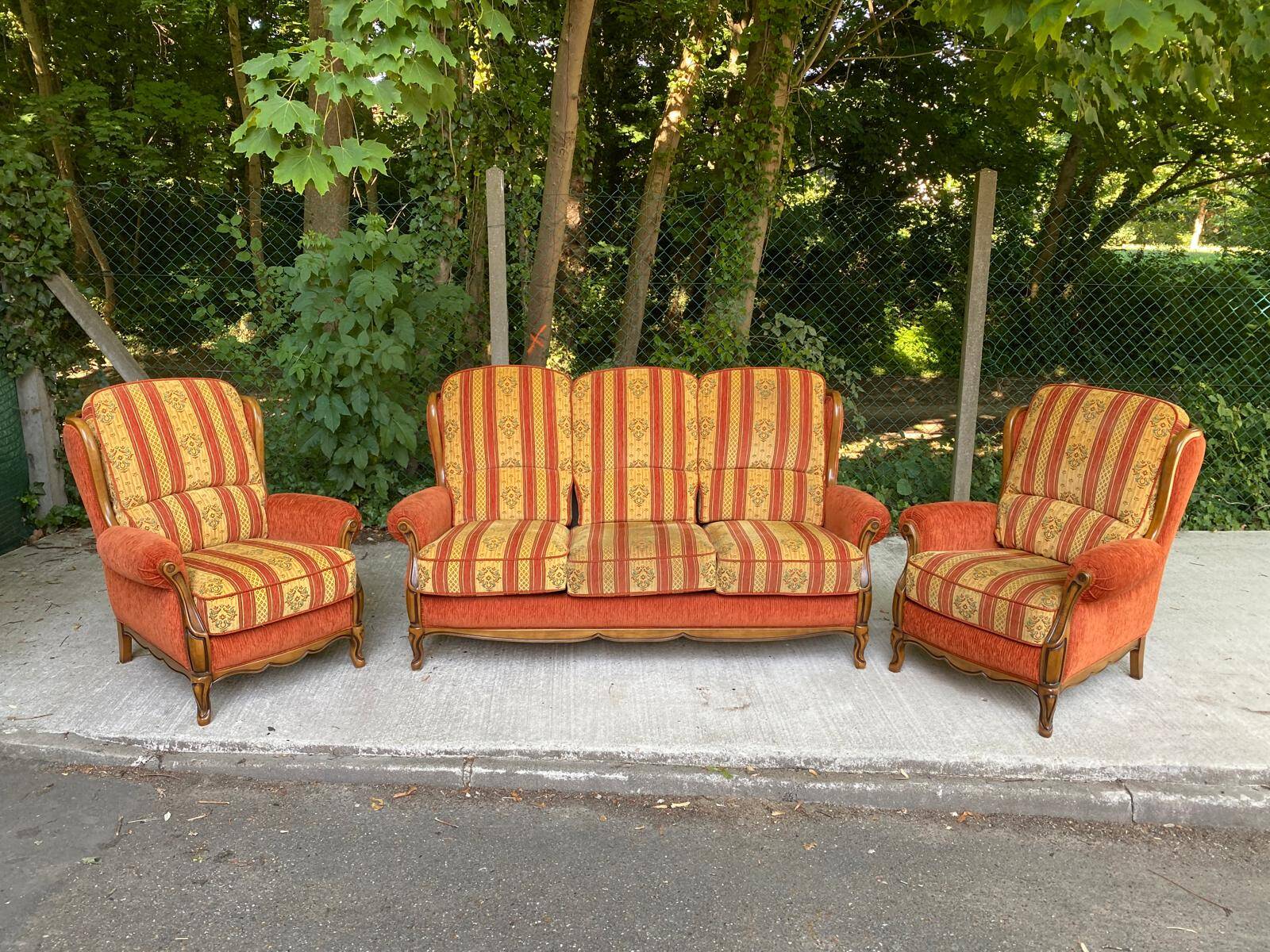 Vintage Louis XV living room B.Marly France circa 1950