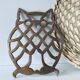 Brass owl dish