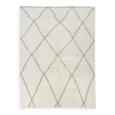 Hand-knotted Moroccan Tulu Rug. 100% Natural Wool. Atlas Design Contemporary Carpet. Custom Options Available
