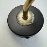 Vintage opaline swan neck wall lamp