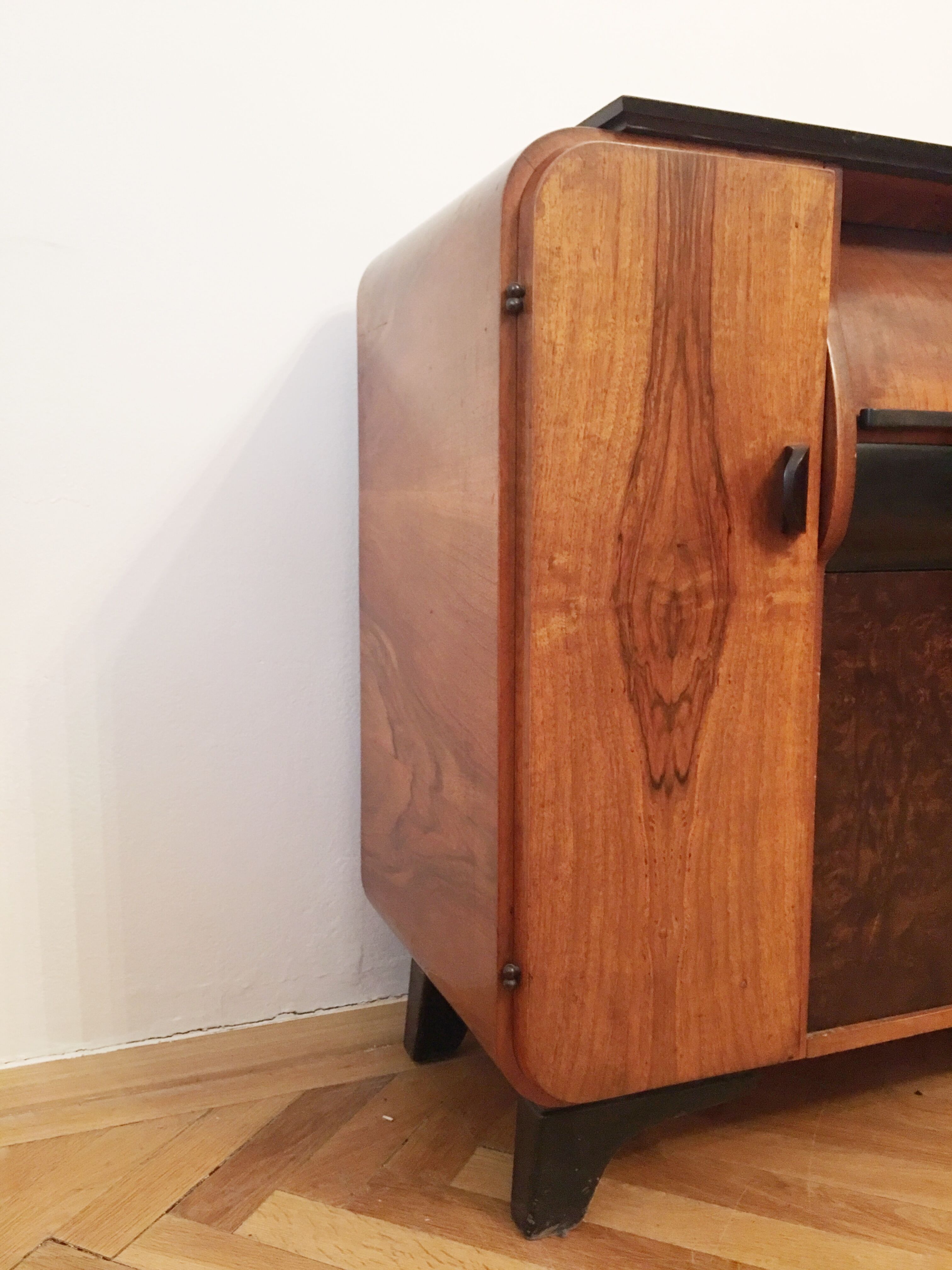 Record Player Cabinet by Jindrich Halabala for UP Zavody, 1930s