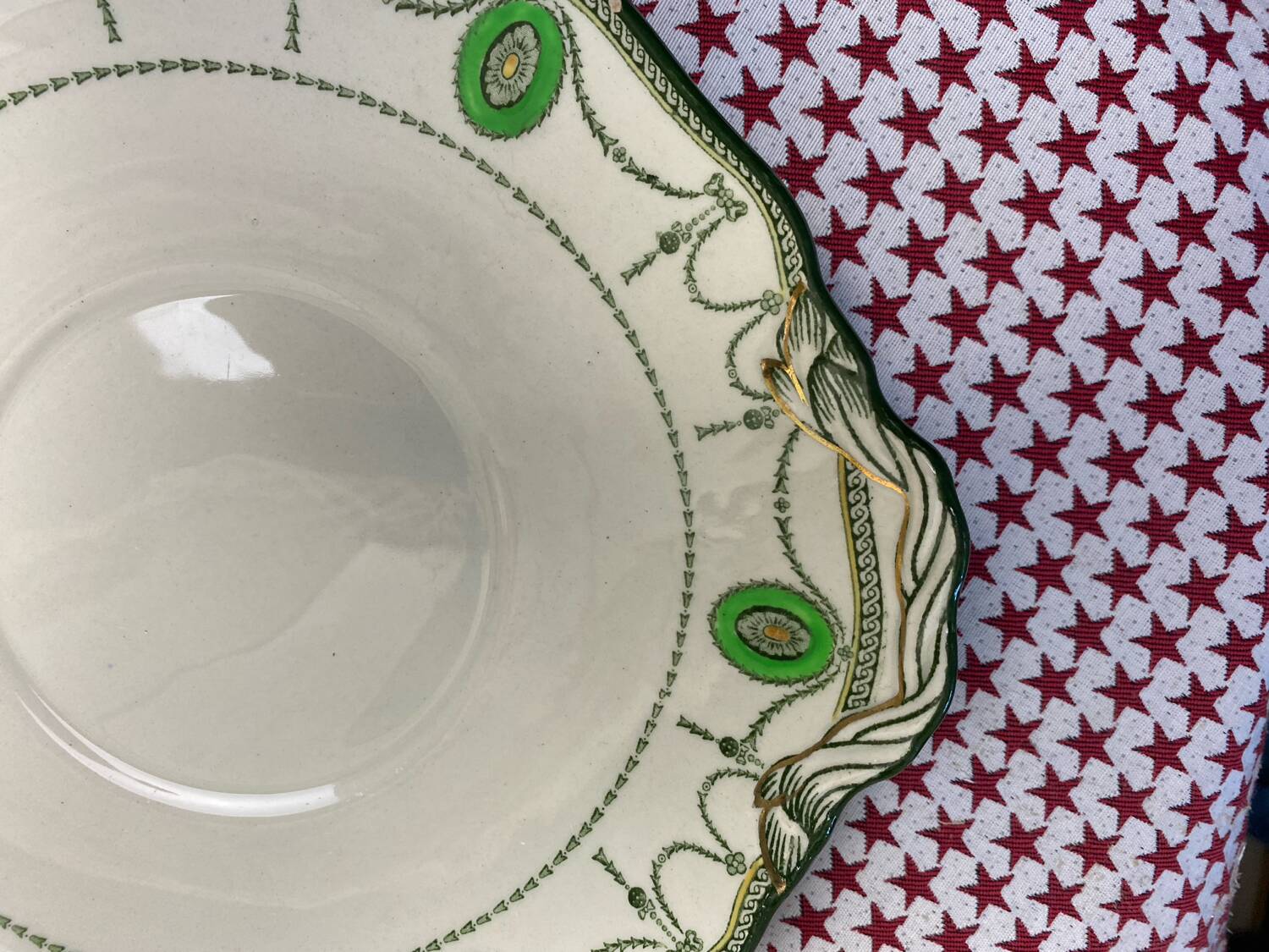 Antique Royal Doulton Earthenware Cake Plate