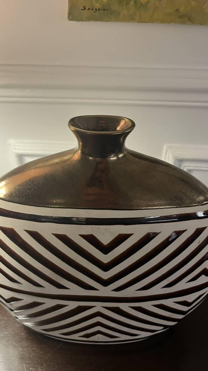 Large Art Deco ceramic vase