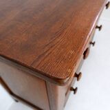Brutalist Massive Oak chest of drawers - 1960s