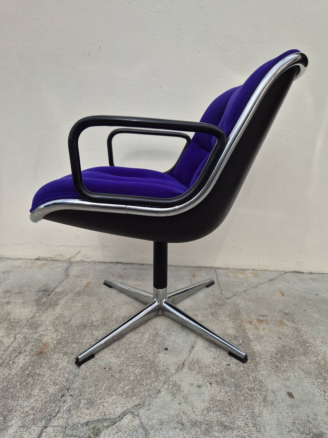 Charles Pollock Fauteuil de bureau par Florence Knoll 1970s
