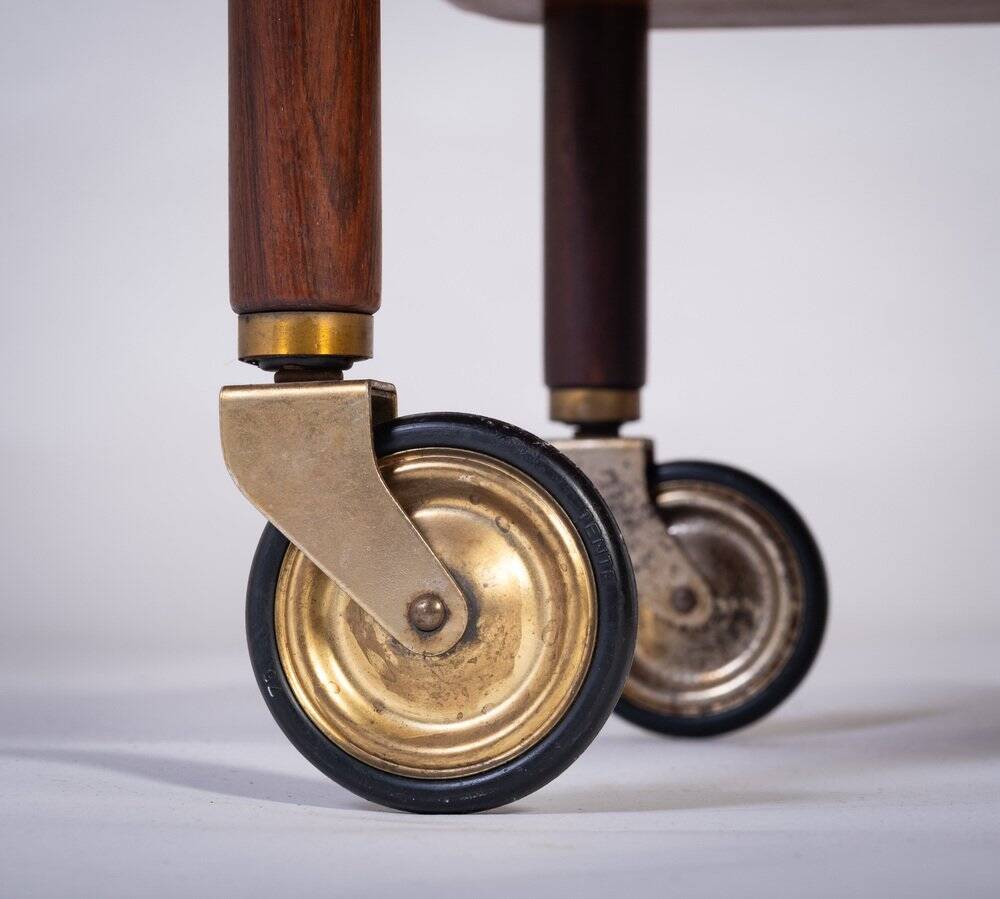 Rosewood Table Plateau by Poul Hundevad for Vamdrup, Denmark, 1960s