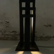 Lampe architecturale des années 80 Fedon R.