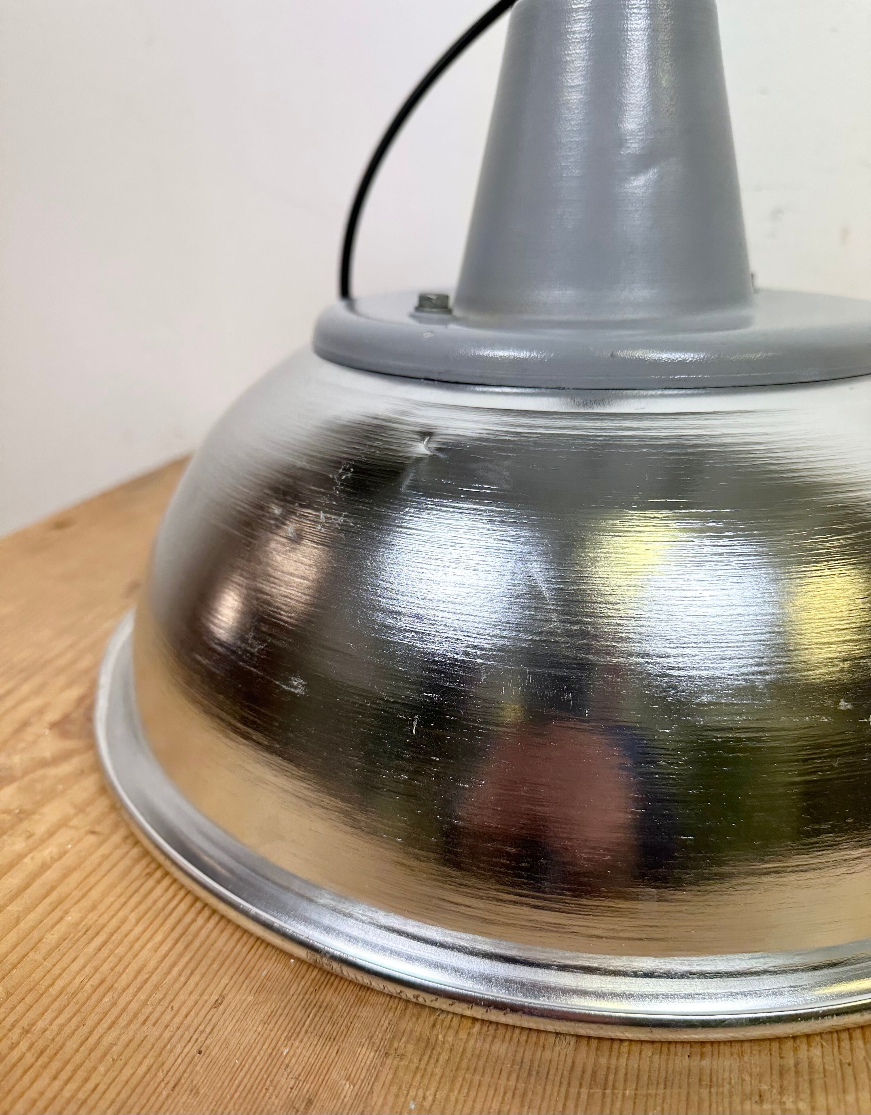 Industrial Italian Aluminium Pendant Lamp from Fael Luce, 1970s