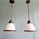 Paire de suspensions Art Déco, B.A.G, années 1920-30