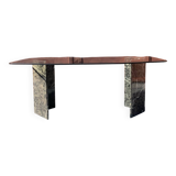 Roche Bobois marble and glass designer dining table circa 1970