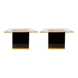 Pair of End Sofa or side Tables in the style of Roger Vanhevel, 1970s