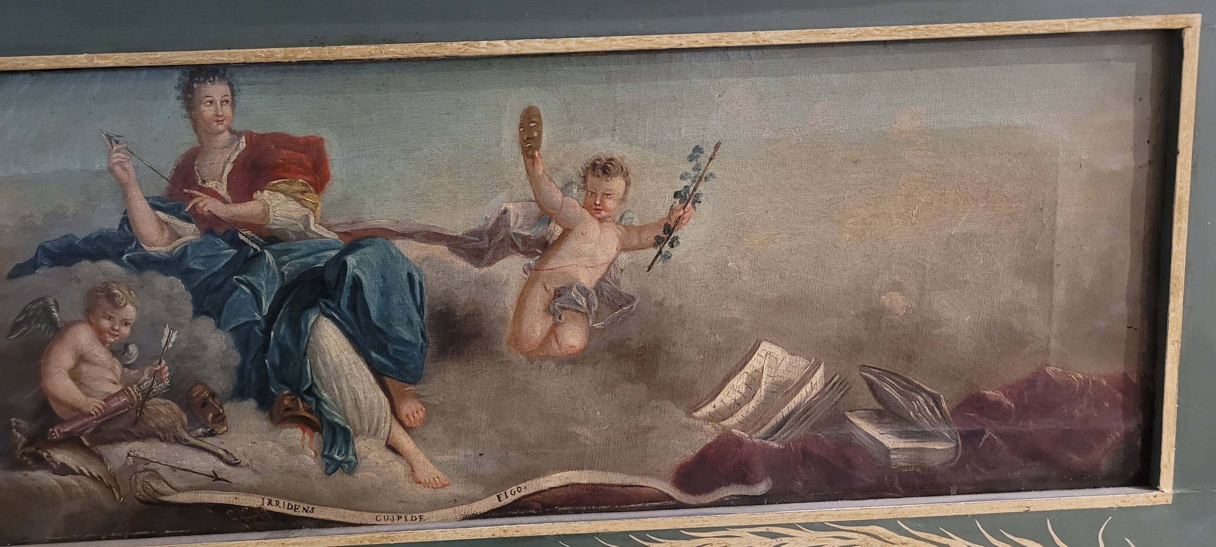 Trumeau Painted wood Early 19th century