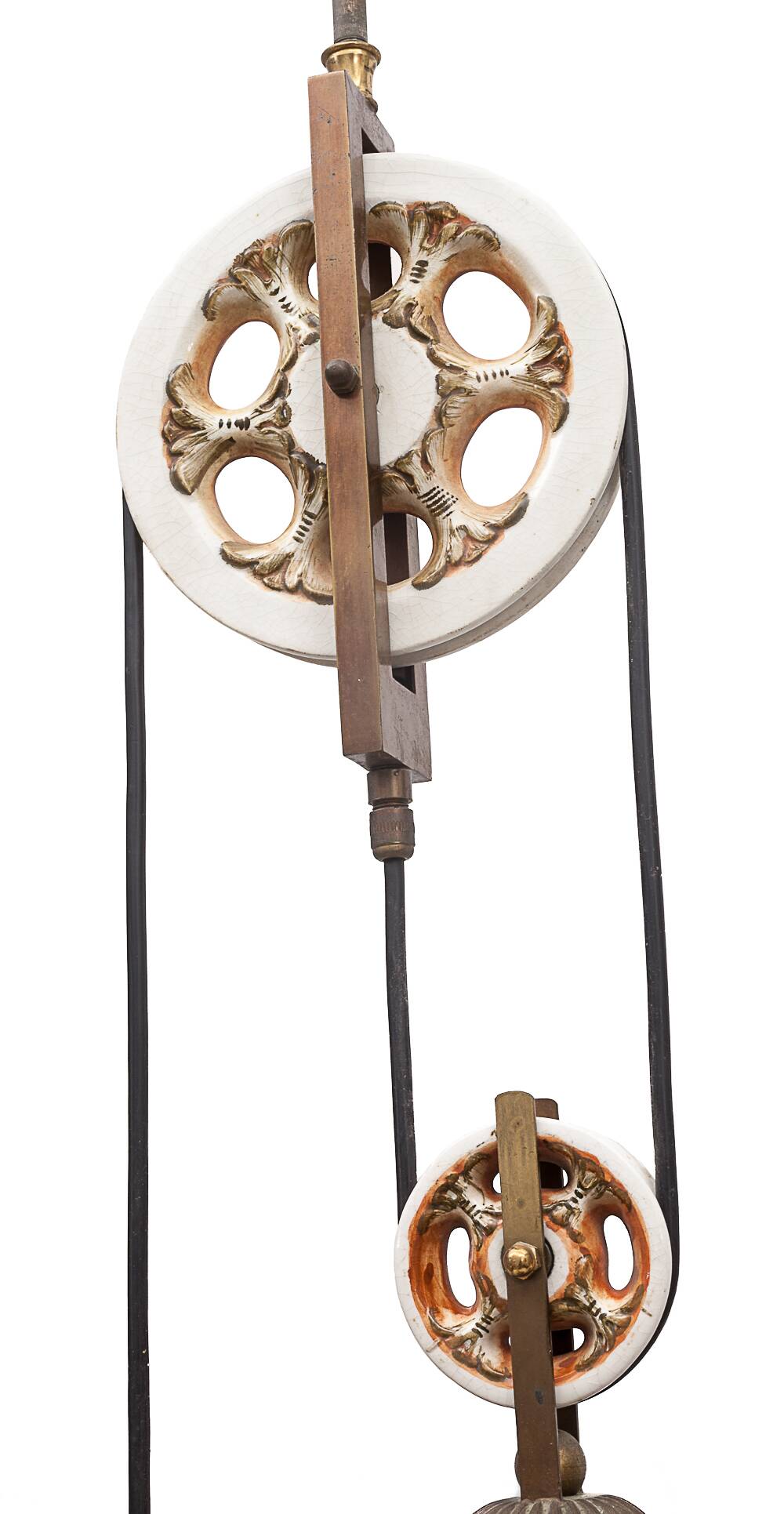 Ceramic up-and-down chandelier
