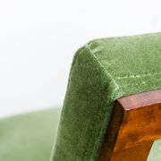 Paire de fauteuils verts du milieu du siècle 1965