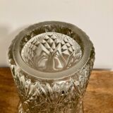 Molded glass vase