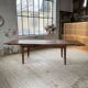 Table de ferme XIXème chêne 270cm avec allonges