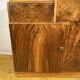 Art Deco English Burr Walnut Cocktail Sideboard – Circa 1930s  A stunning o