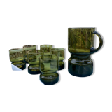 Pitcher and glass 70s