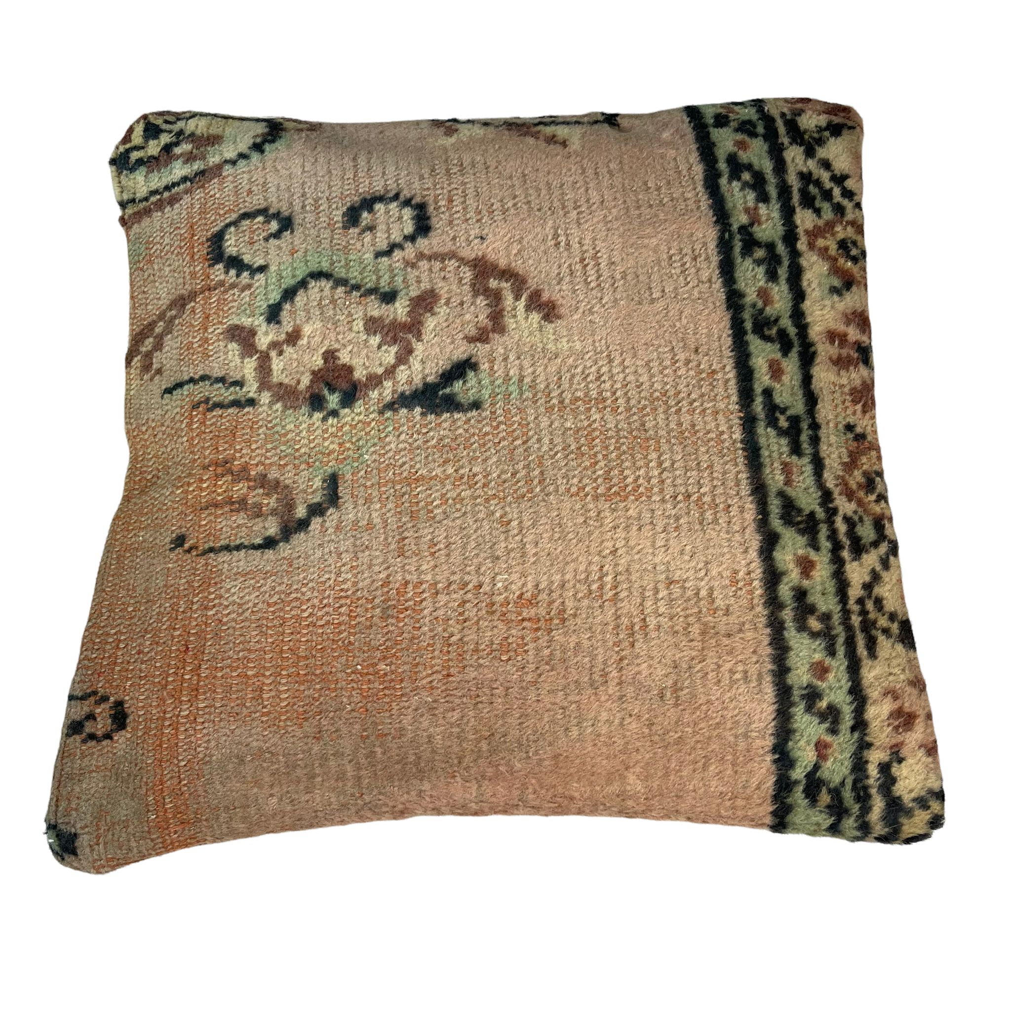 Housse de coussin de tapis turc vintage 45 x 45 cm