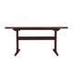 Table en acajou, design danois, années 1990, fabricant : Skovby