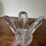 Elegant crystal trinket dish from the 60s