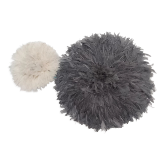 Set of 2 juju hats gray and white