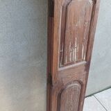Anciennes portes de placard, bibliothèque murale en hêtre (1)