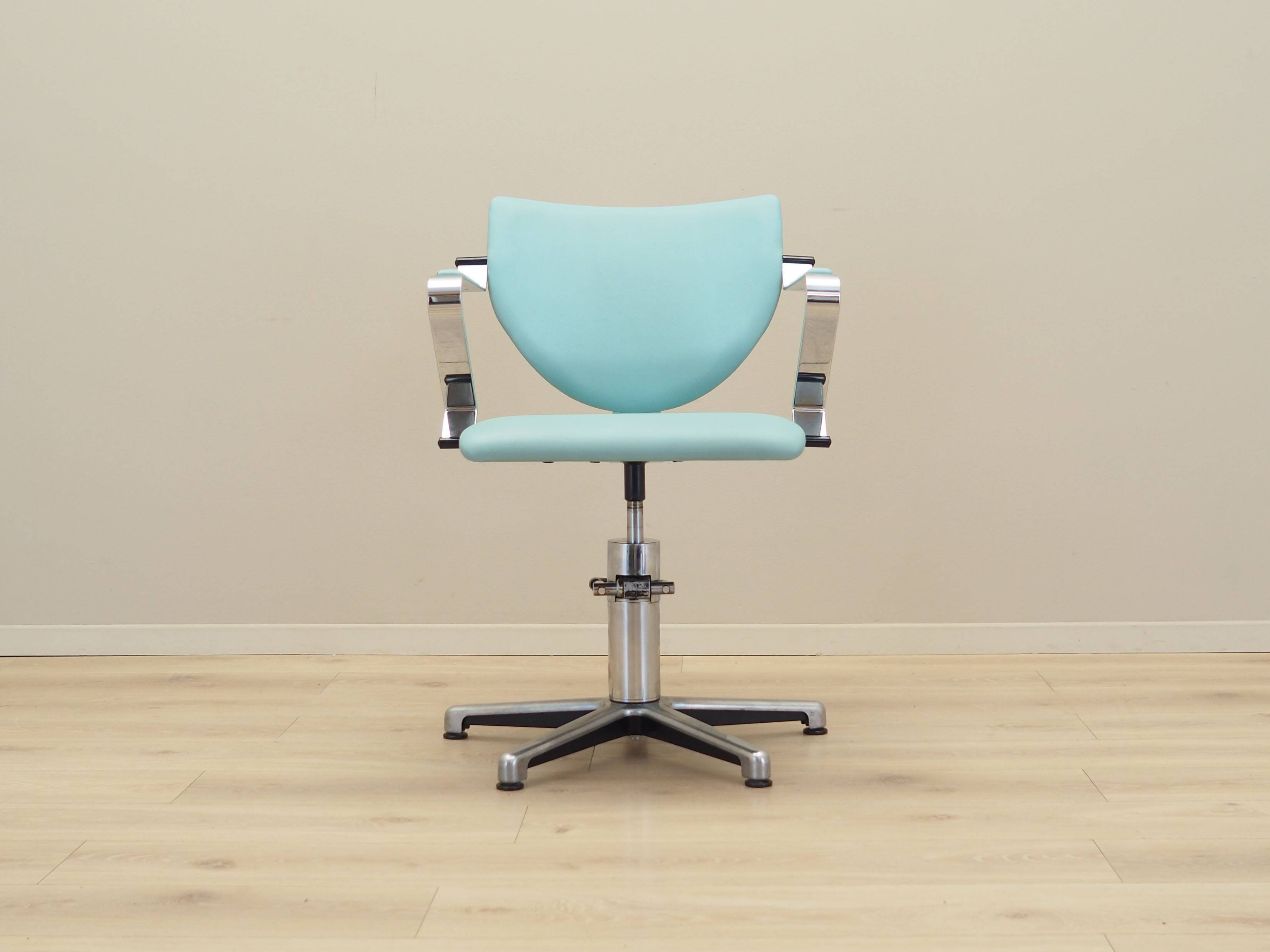 Hairdressing chair, Danish design, 1980s, production: Denmark