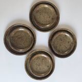 Set of 8 pyrite stoneware plates