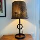 1950s wrought iron table lamp