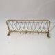 Golden wall coat rack